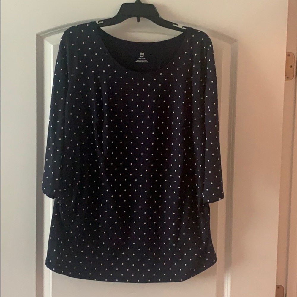 H&M mid sleeve cotton top❤️